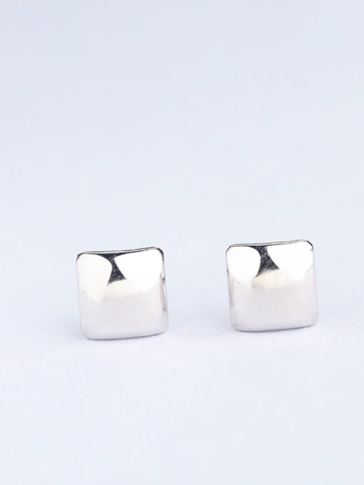 One Silver Exquisite Women Square Shaped cuff earring 2