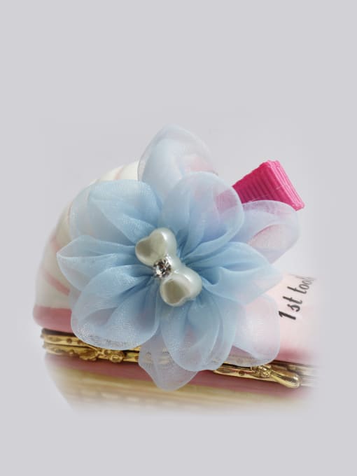 Blue Flower Hairpin 2018 2018 Color Flower Hair clip