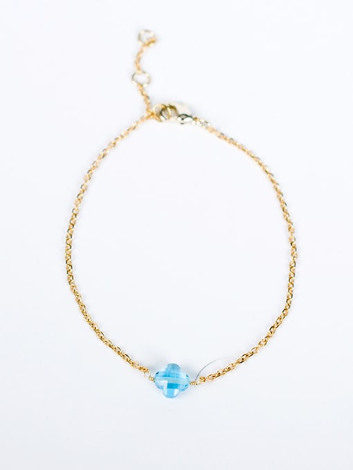 Lang Tony Women Exquisite Adjustable Length Crystal Bracelet 2