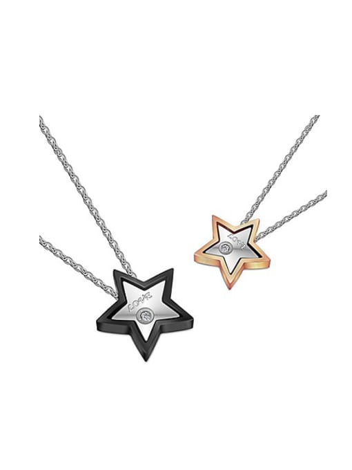 RANSSI Fashion Star Lovers Necklace 0