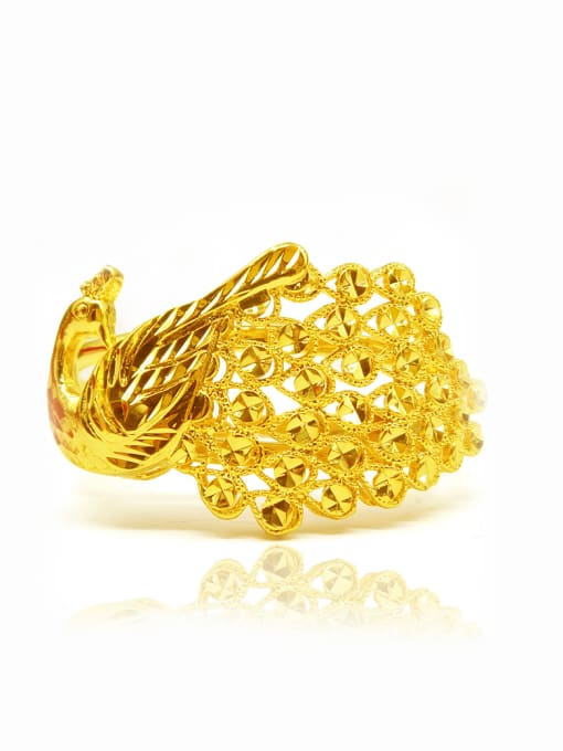 golden Women Exquisite Peacock Shaped Bracelet