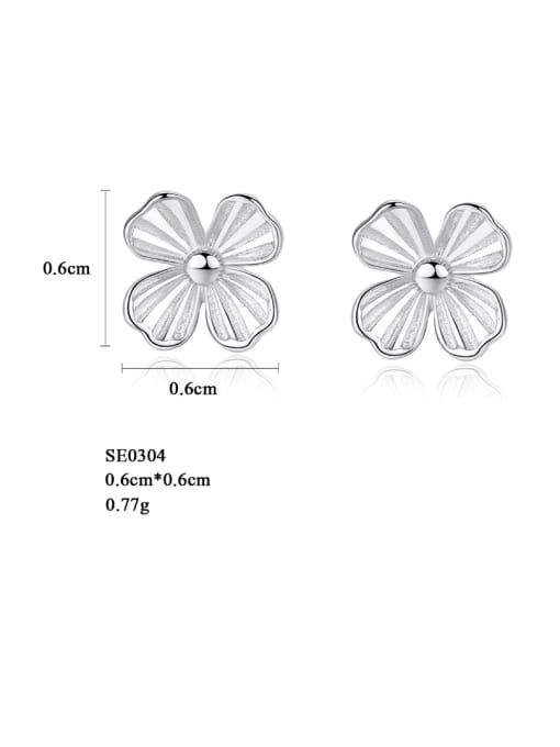 CCUI Sterling Silver Mini flower studs earring 2