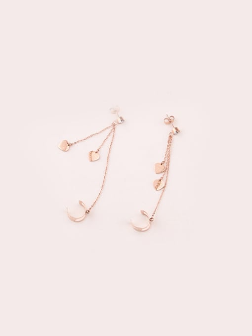 GROSE Exquisite Simple Tassel Drop Earrings 0