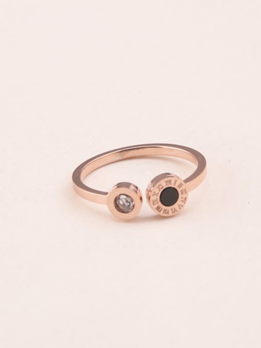 GROSE Double Round Women Opening Ring