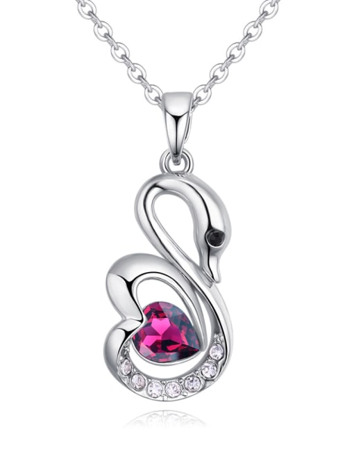 Purple Austria was using austrian elements crystal necklace fashion romantic angel