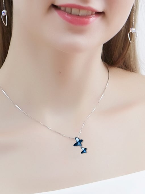 CEIDAI 2018 2018 2018 S925 Silver Butterfly-shaped Necklace 1