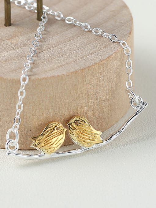 kwan Lover Birds S925 Silver Women Necklace 1