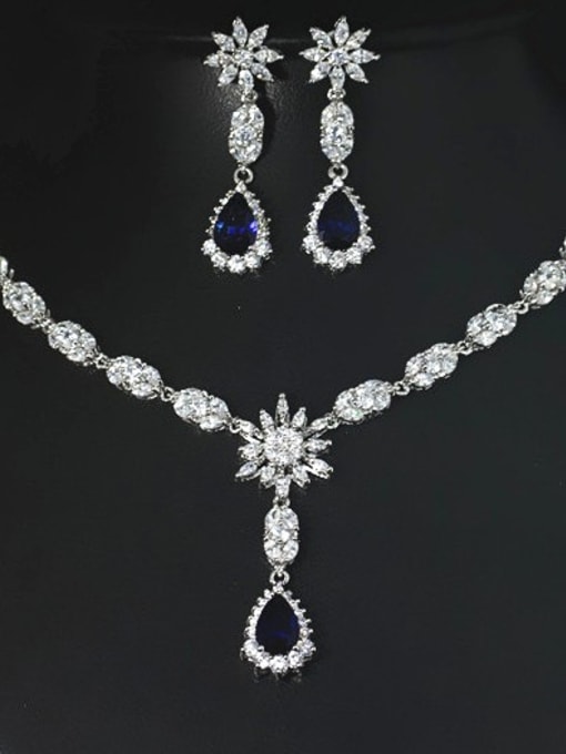 L.WIN Luxury AAA Zircon Two Pieces Set 1