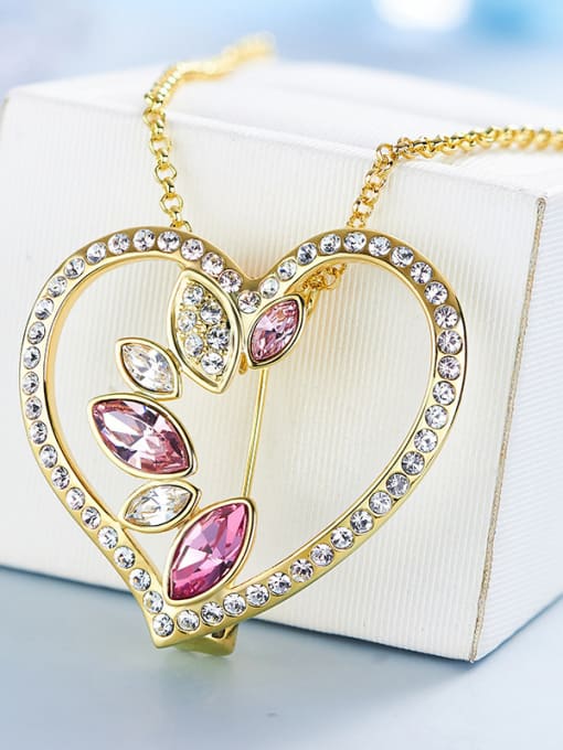 CEIDAI 18K Gold Heart-shaped Necklace 1