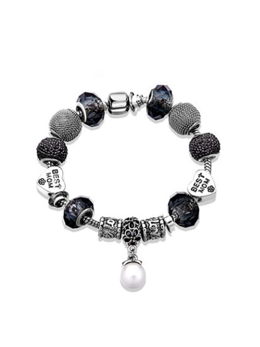 Ronaldo Women Delicate Artificial Pearl Beaded Bracelet 0