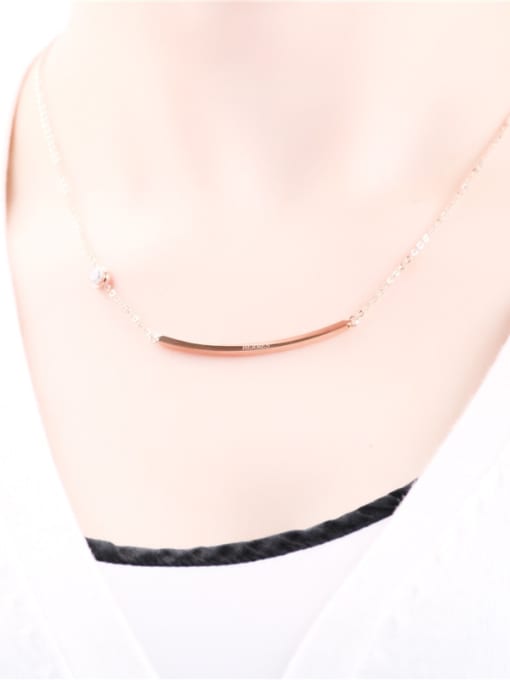 GROSE Simple Smooth Strip Fashion Necklace 1