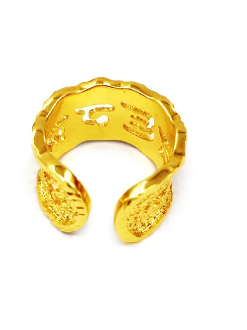 Neayou Men Gold Plated Open Design Ring 1