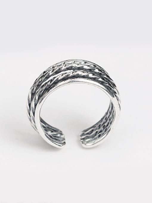 Peng Yuan Retro style Multi-layers Opening Ring 2