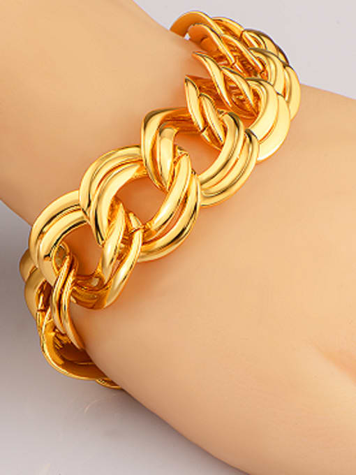 Days Lone 18K Gold Plated Exaggerated Bracelet 1