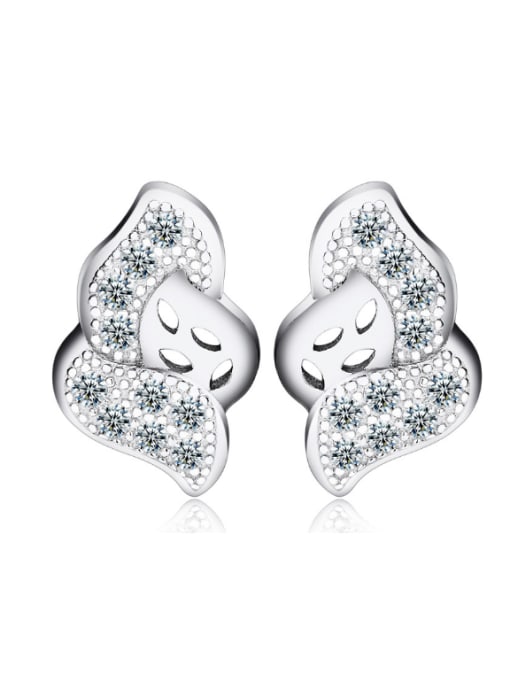 kwan Special Creation Gift Silver Stud Earrings 0