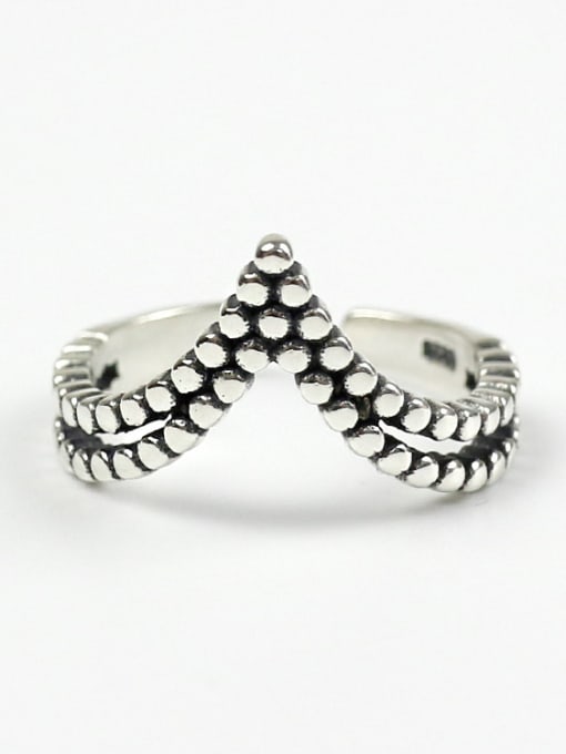 1808 Retro Style Geometric Shaped Fashionable Women Ring