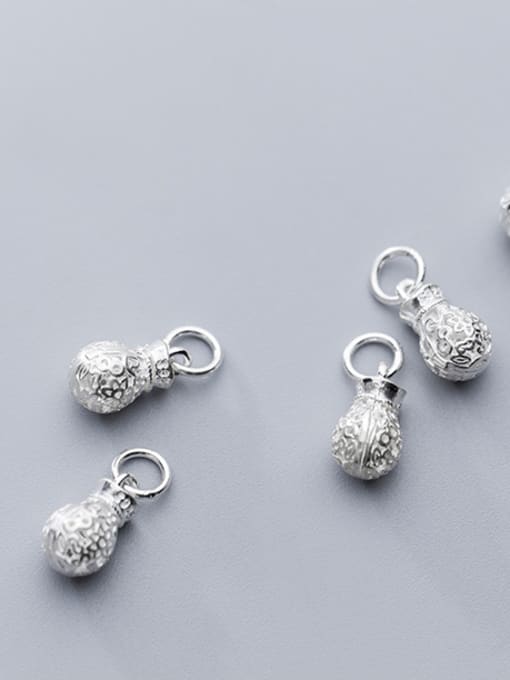 FAN 925 Sterling Silver With Silver Plated Cute Irregular Charms