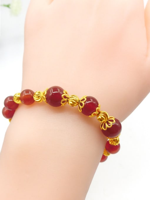 Neayou Women Delicate Red Stone Bracelet 1