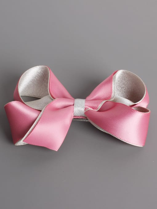 Pink Twisting Bow Hairclip