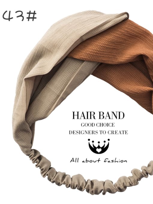 43#X8103 Sweet Hair Band Multi-color Options Headbands