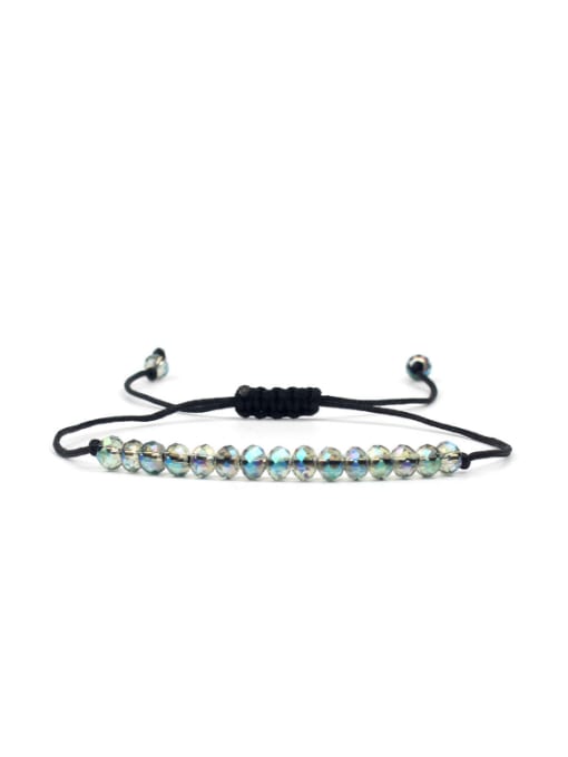 HB588-B Glass Crystal Fashion Adjustable Women Bracelet