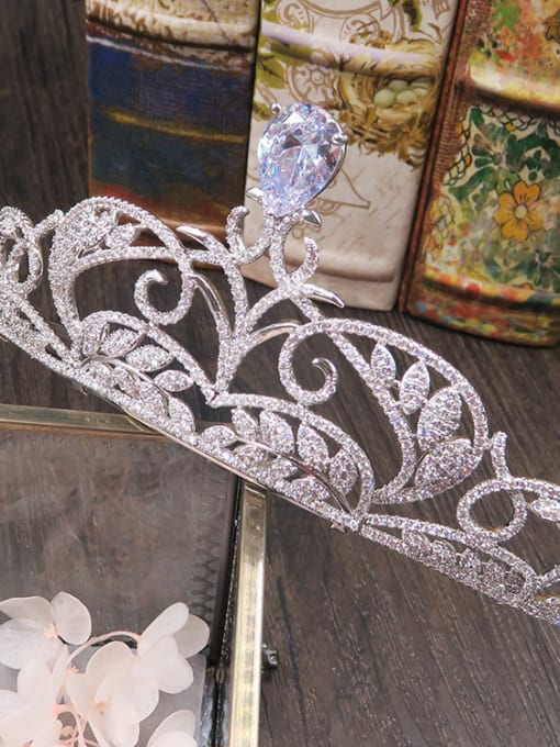 Cong Love Wedding or Party Micro Pave Zircons Hair Accessories 3
