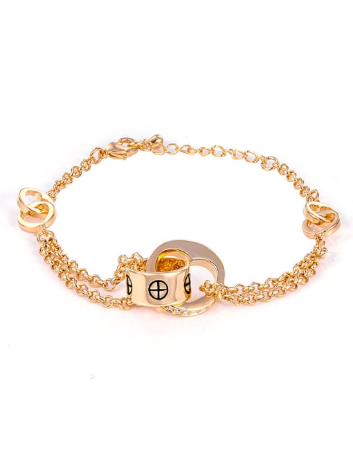 UNIENO 18K Gold Plated Bracelet