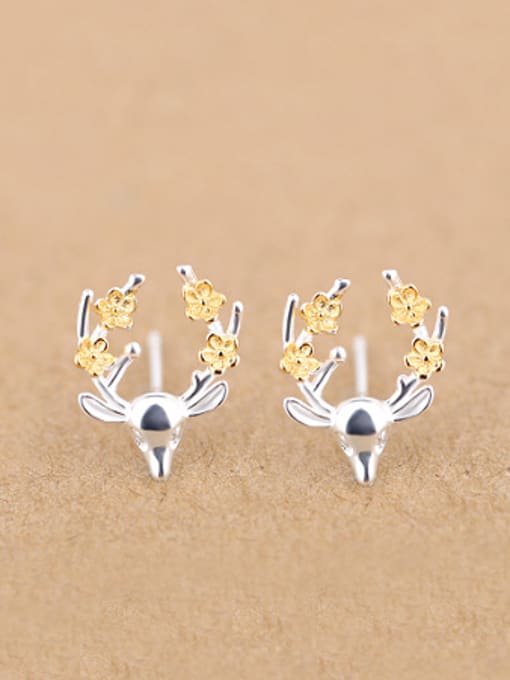 Peng Yuan Fashion Elk Stud cuff earring 0