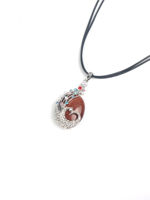 handmade Popular Irregular Water Drop Pendant Classical Necklace