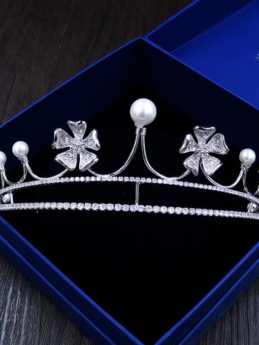 Cong Love High Quality Crown Flower Shaped Wedding Hair Accessories 2