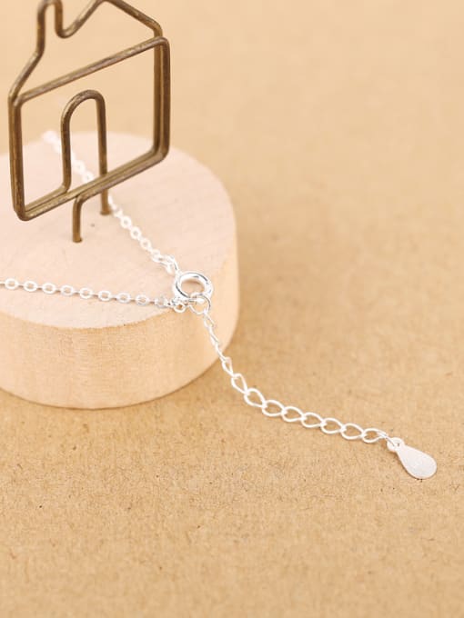 Peng Yuan Fashion Tiny Flowers Silver Necklace 3