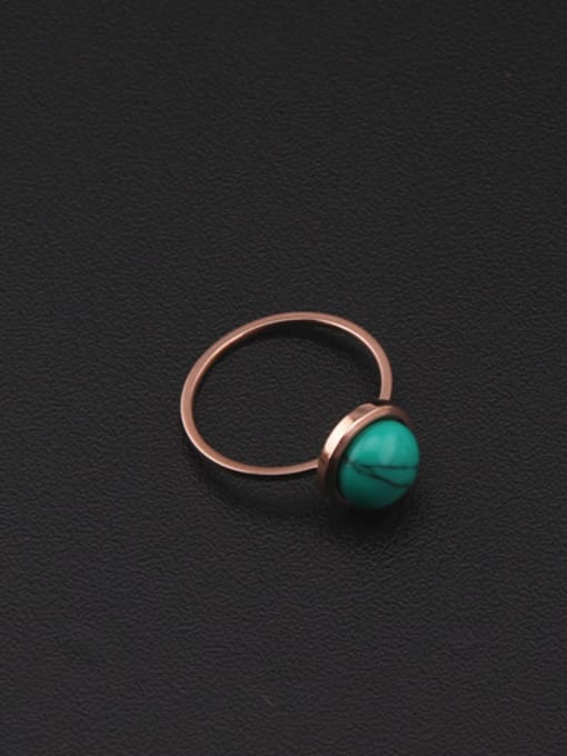 GROSE Rose Gold Plated Turquoise Ring 1