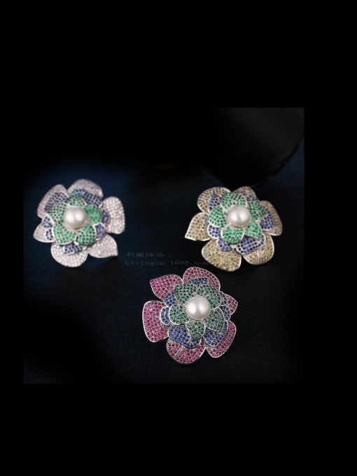 L.WIN 2018 Flower Shaped Women Brooch 2