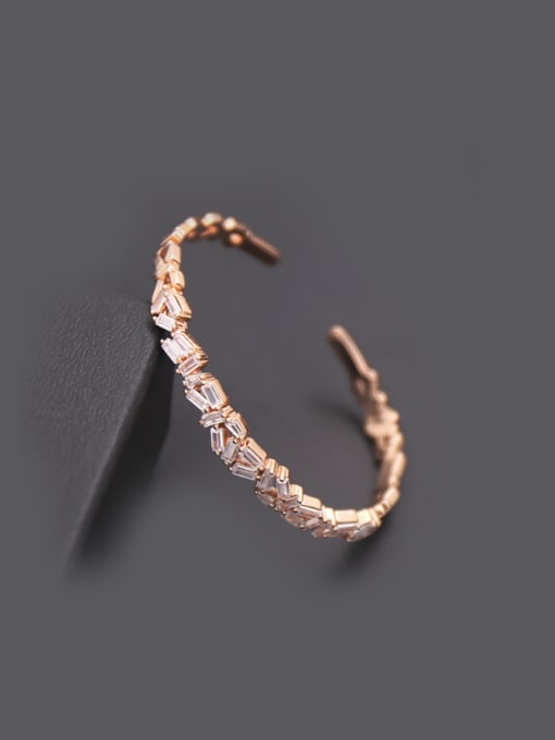 My Model Zircon Copper Opening Bangle 0