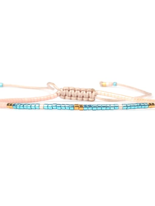 HB619-Q Hot Selling Colorful Women Woven Rope Bracelet
