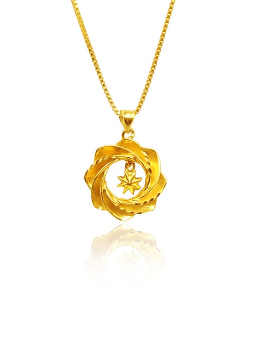 Neayou Elegant Women Flower Shaped Pendant 1