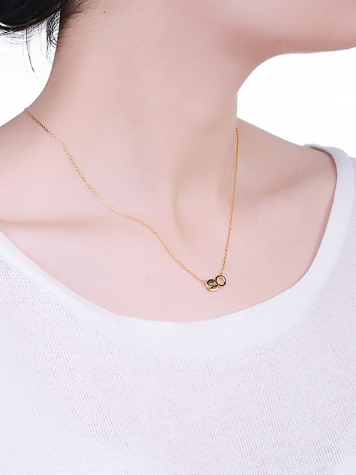 One Silver Exquisite Gold Plated Necklace 1