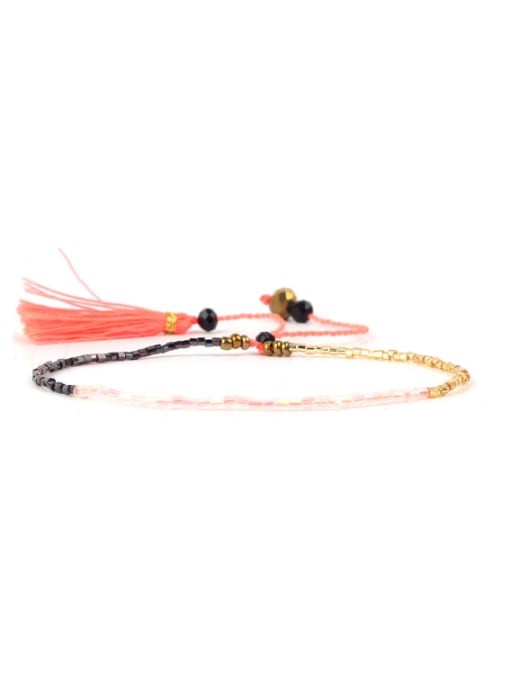 HB568-D Woven Tassel Women Fashion Bracelet