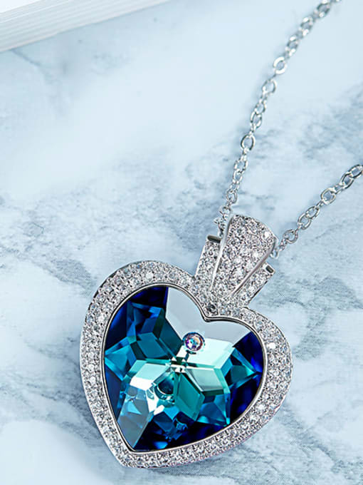 CEIDAI austrian Crystals Heart-shaped Necklace 3