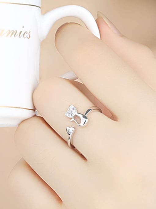 Ya Heng Lovely and Sweetly Women Simple Style Opening Ring 1