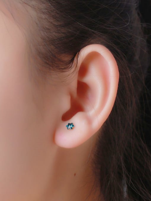 XP Tiny Austria Crystal Flowery Stud Earrings 1