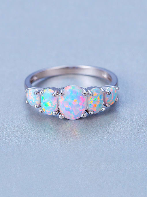 UNIENO High-grade Opal Stone Multistone ring 1