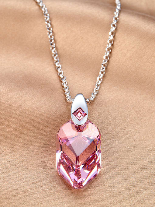 CEIDAI Pink austrian Crystal Necklace 2
