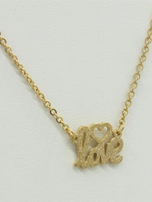 XIN DAI LOVE Letter Sweater Necklace