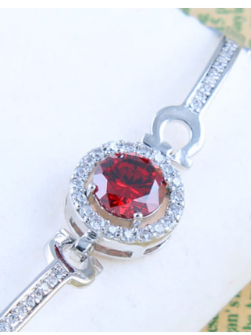Red AAA Grade Zircon Classic And Fashion  Bracelet