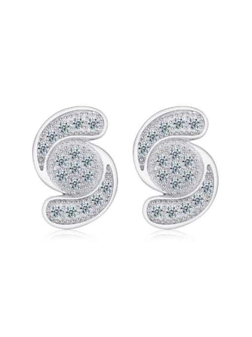 kwan Creative Letter S Fashion Stud Earrings 0