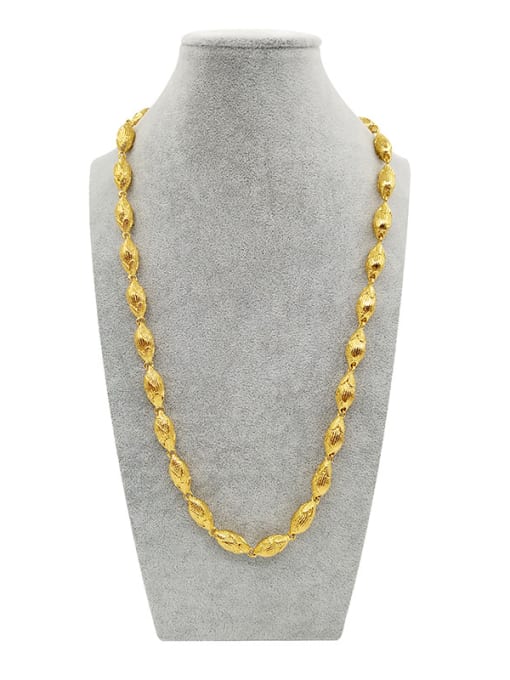 Neayou Luxury Gold Plated Oval Shaped Necklace 1