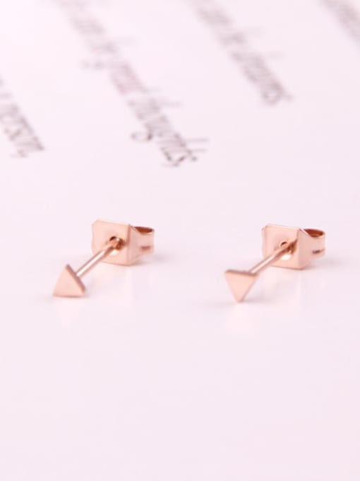 GROSE Small Triangle Women Stud Earrings 0