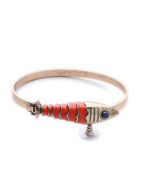 KM Lovely Fish Opening Alloy Bangle 0