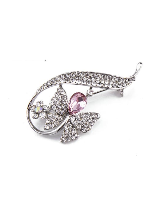 Inboe 2018 Butterfly-shaped crystals Brooch 5